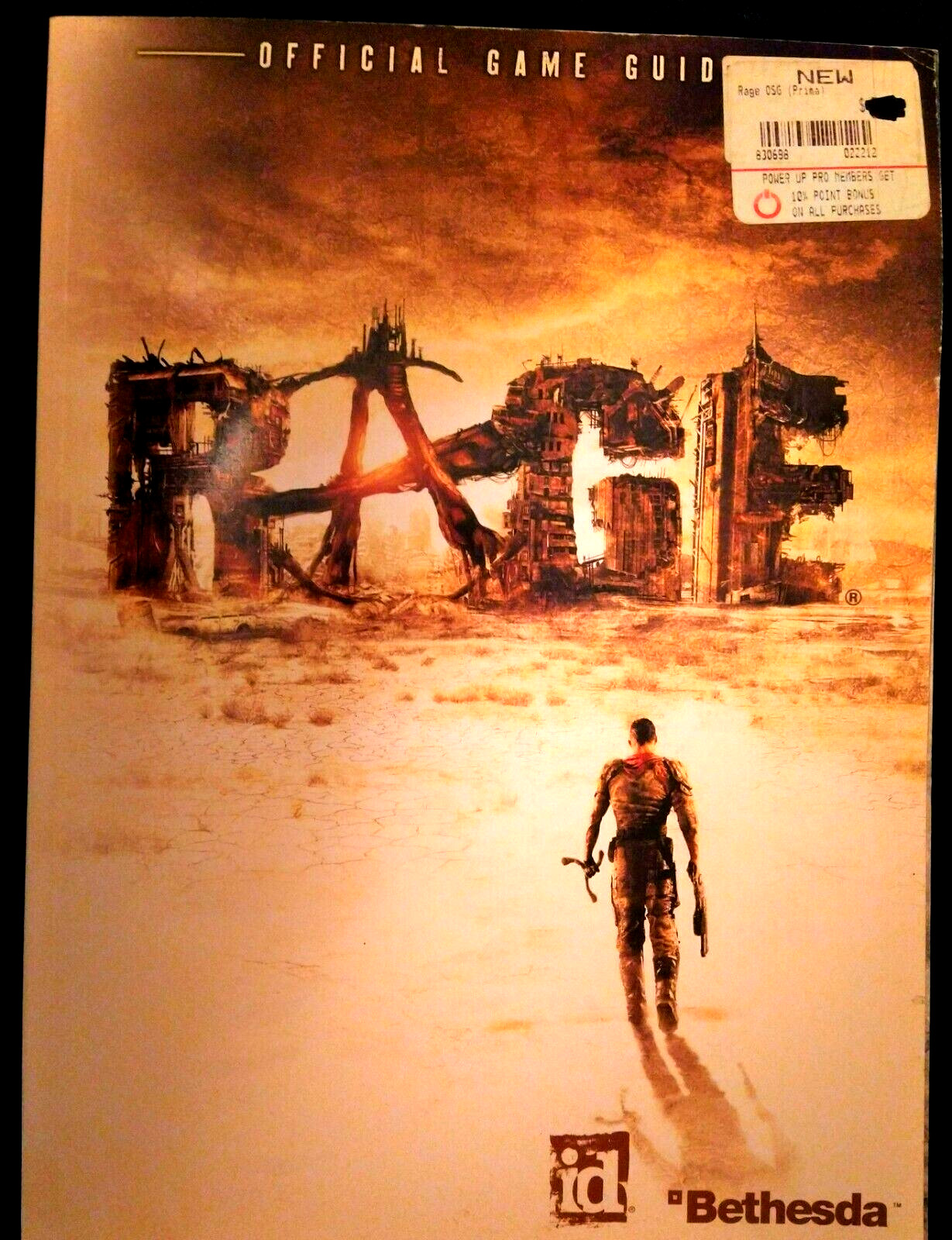 New Game Guide Rage Prima Official David Knight Maps Walkthrough Bethesda 2011