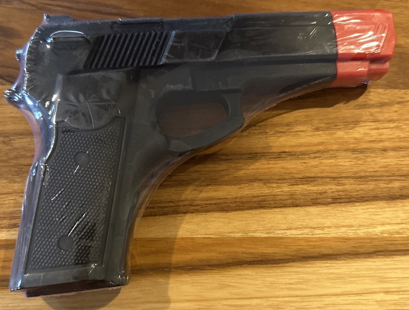 7" Black Rubber Training Pistol Non-Lethal Law Enforcement Practice Replica 7in