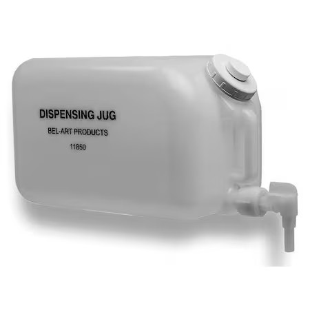 Zoro Select H11850-0000 Jug, 20 L Capacity - Ml, 5 Gal Capacity - Oz, Screw,