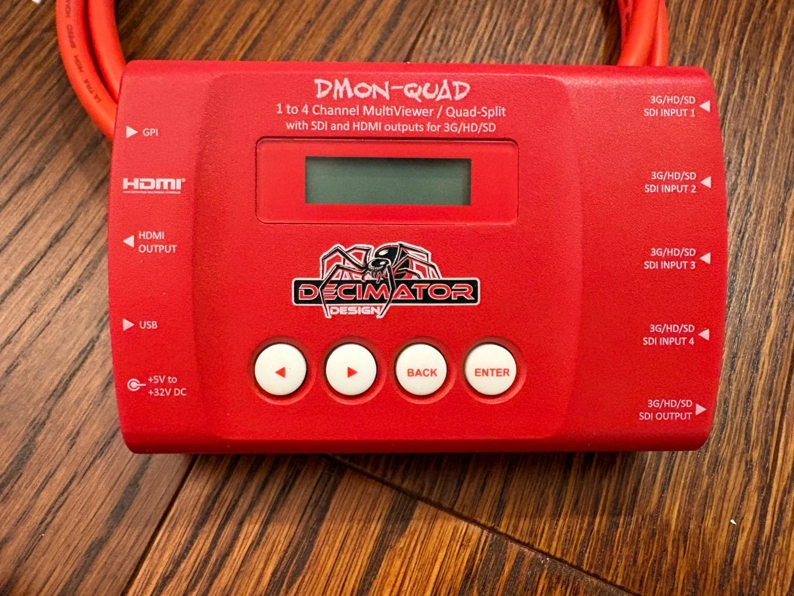 Decimator Dmon-Quad 1 to 4 channel Video split / Quad Split