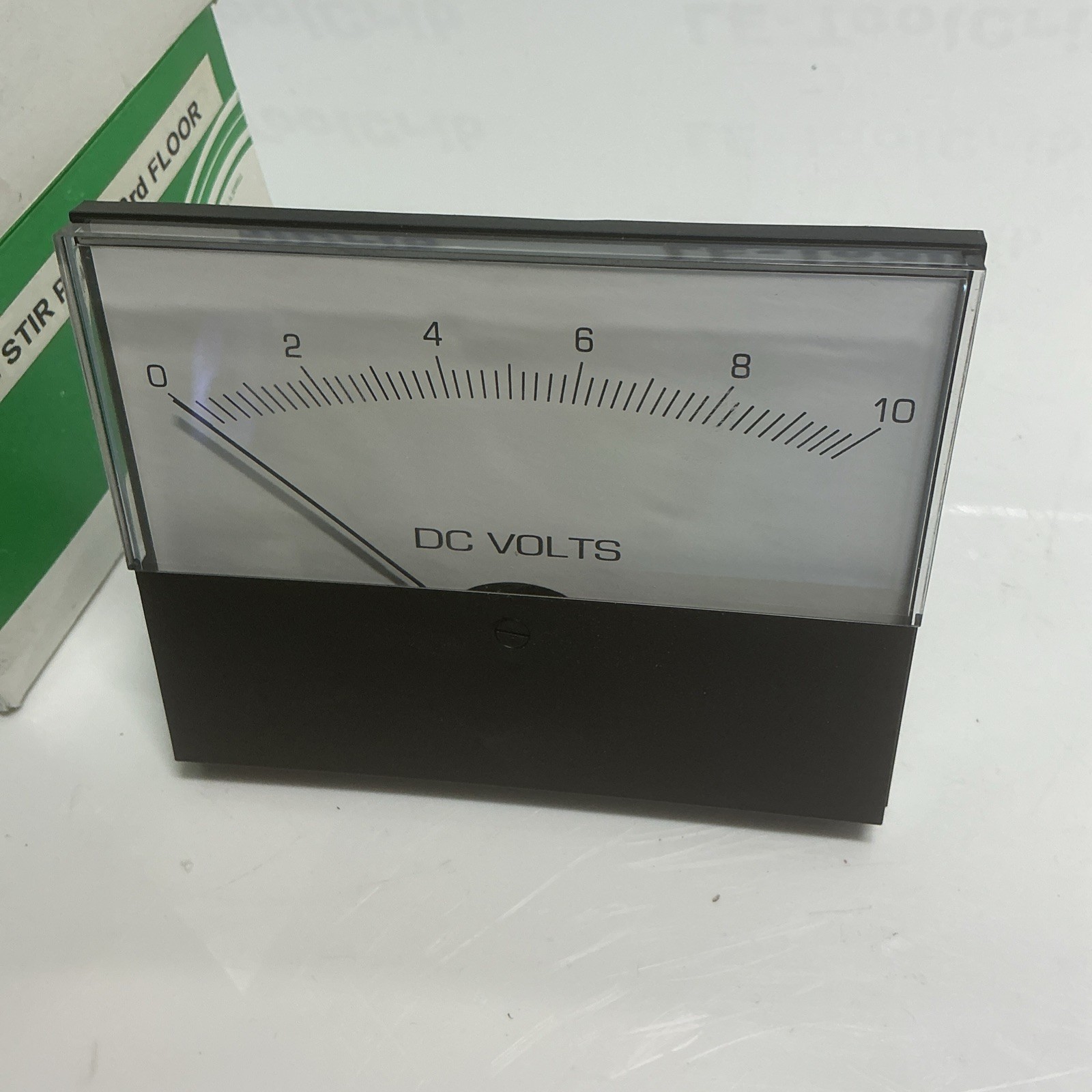 Panel Instruments 75K6279 4S DVV-010 Analog Panel Meter 0-10 DCV AB-856