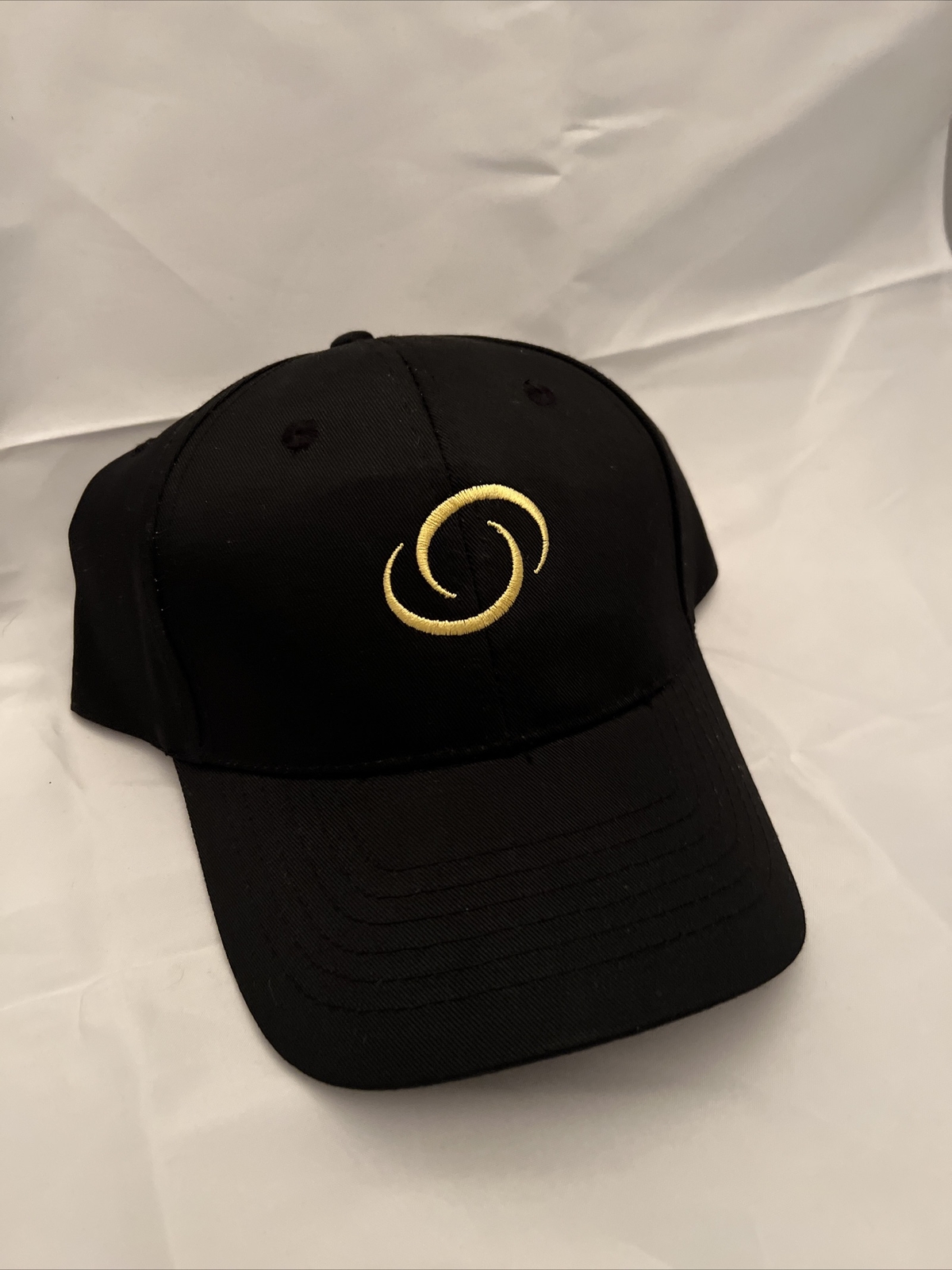 Fujisawa Japan Hat Baseball Cap Black Adjustable Leather Strapback New