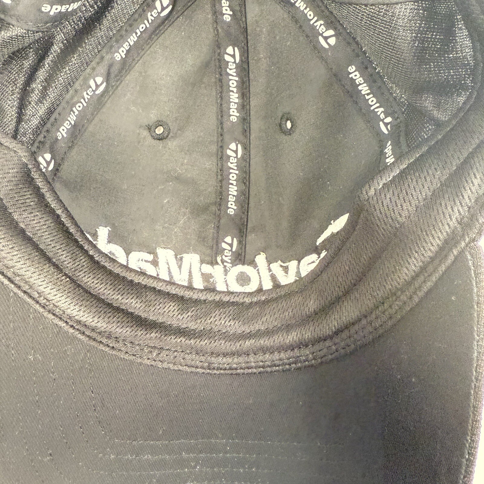 TaylorMade Hat Black Golf R9 Burner Tmax Gear Strap Back Adjustable Cap
