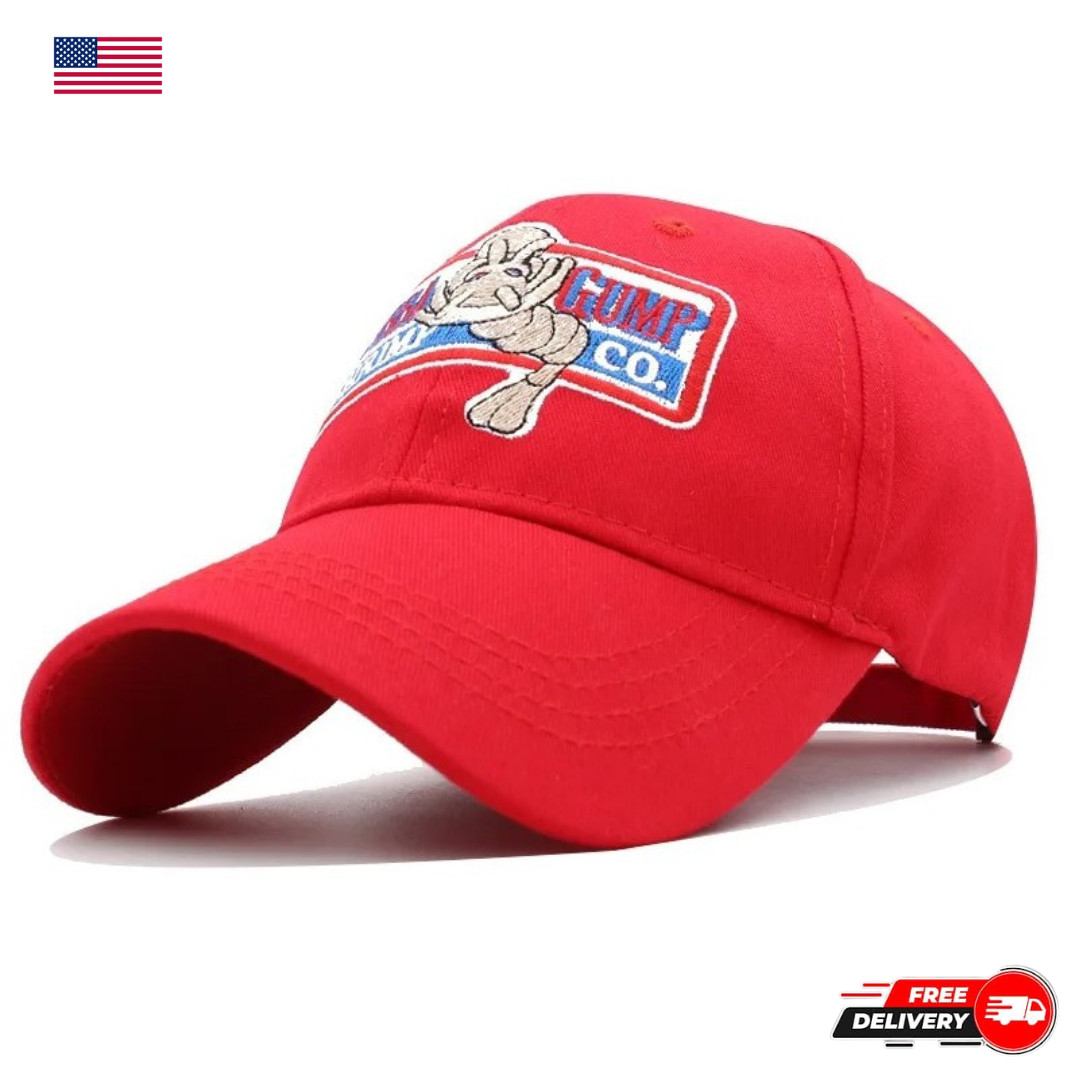 Bubba Gump Shrimp Co Hat – Red Adjustable Forrest Gump Baseball Cap