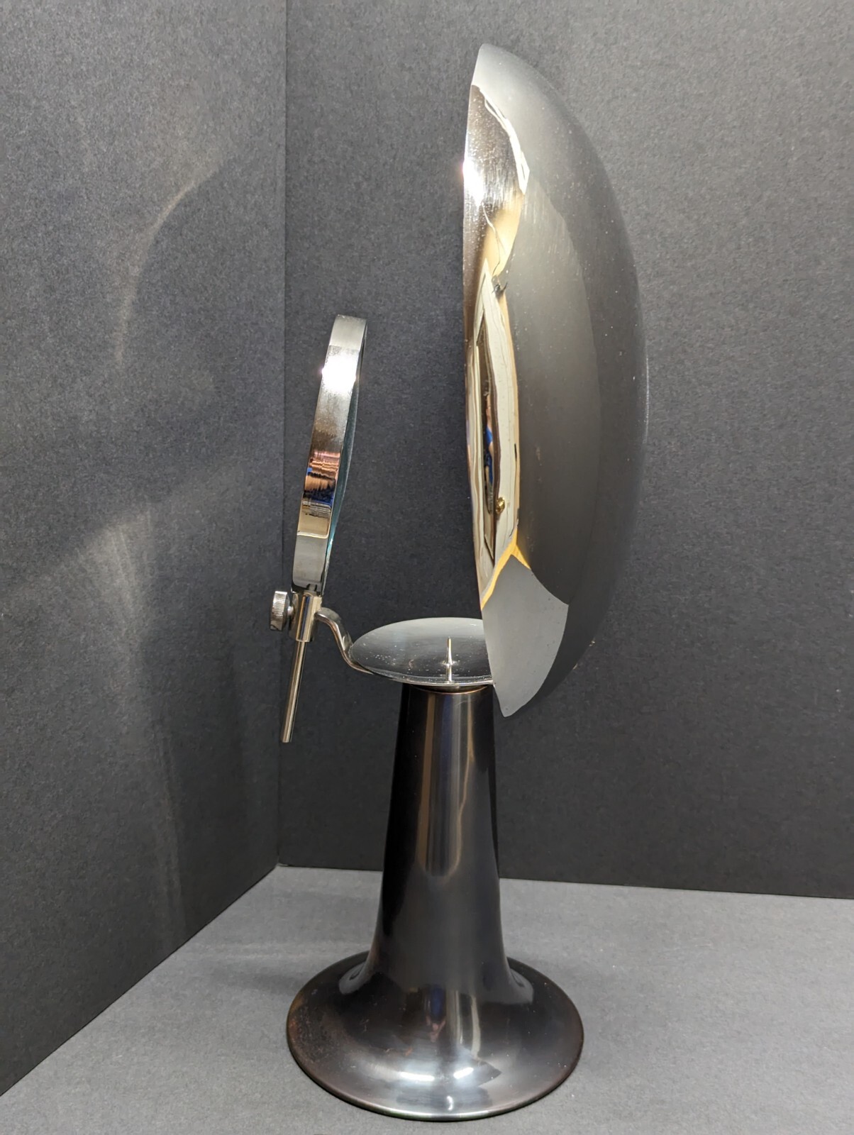 Medical Parabolic Magnifying Lamp Candle Light Source Vintage