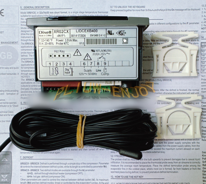 New One Dixell XR02CX-4N1F1 Digital Thermostat Controller