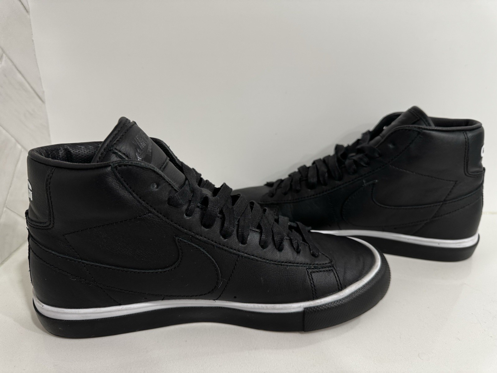 Size 6.5 - Nike Comme des Garçons x Blazer High Black