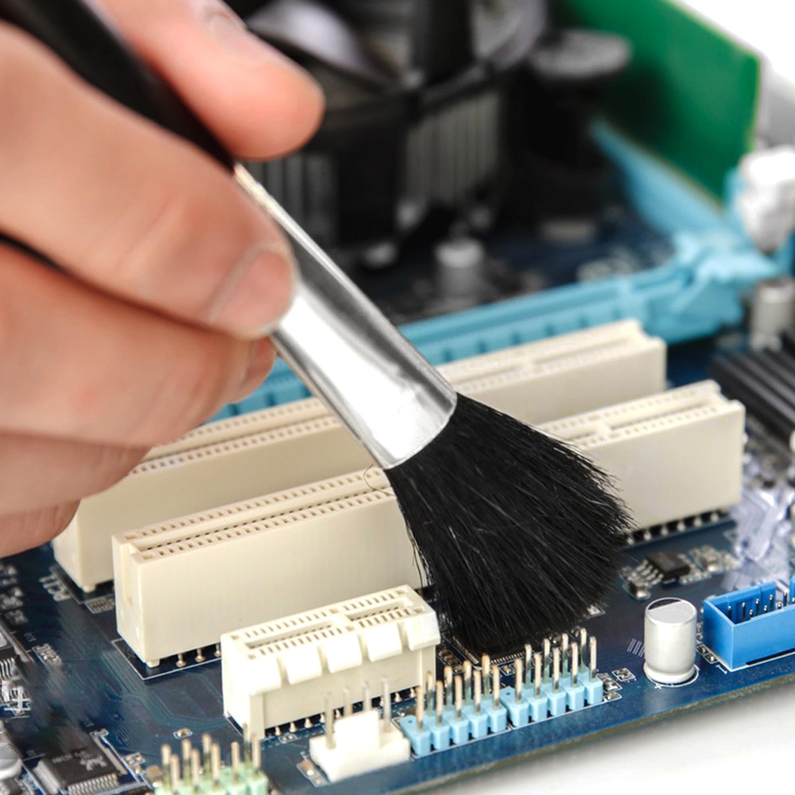 5 PCS Mini Keyboard Cleaning Brushes Kit, PP Handle Nylon Anti Static