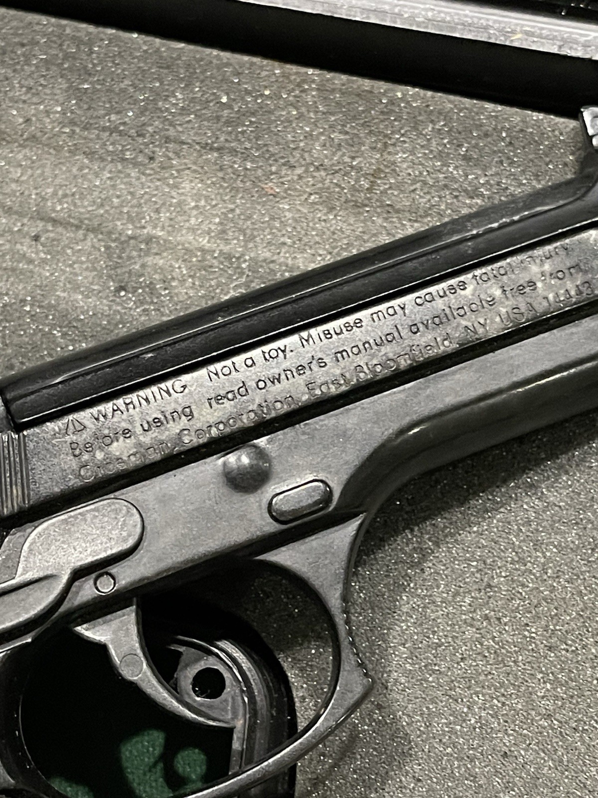 Crosman CK 92 .177 Pellet Gun “Not Tested “