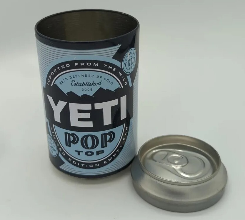 YETI Limited Edition POP TOP Stash Can of Air Hidden Storage