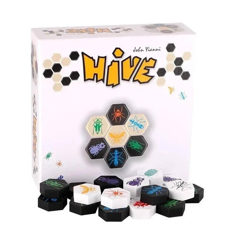 Hive Board Game 2 Player Family Fun Strategy Travel Party Entertainment Game