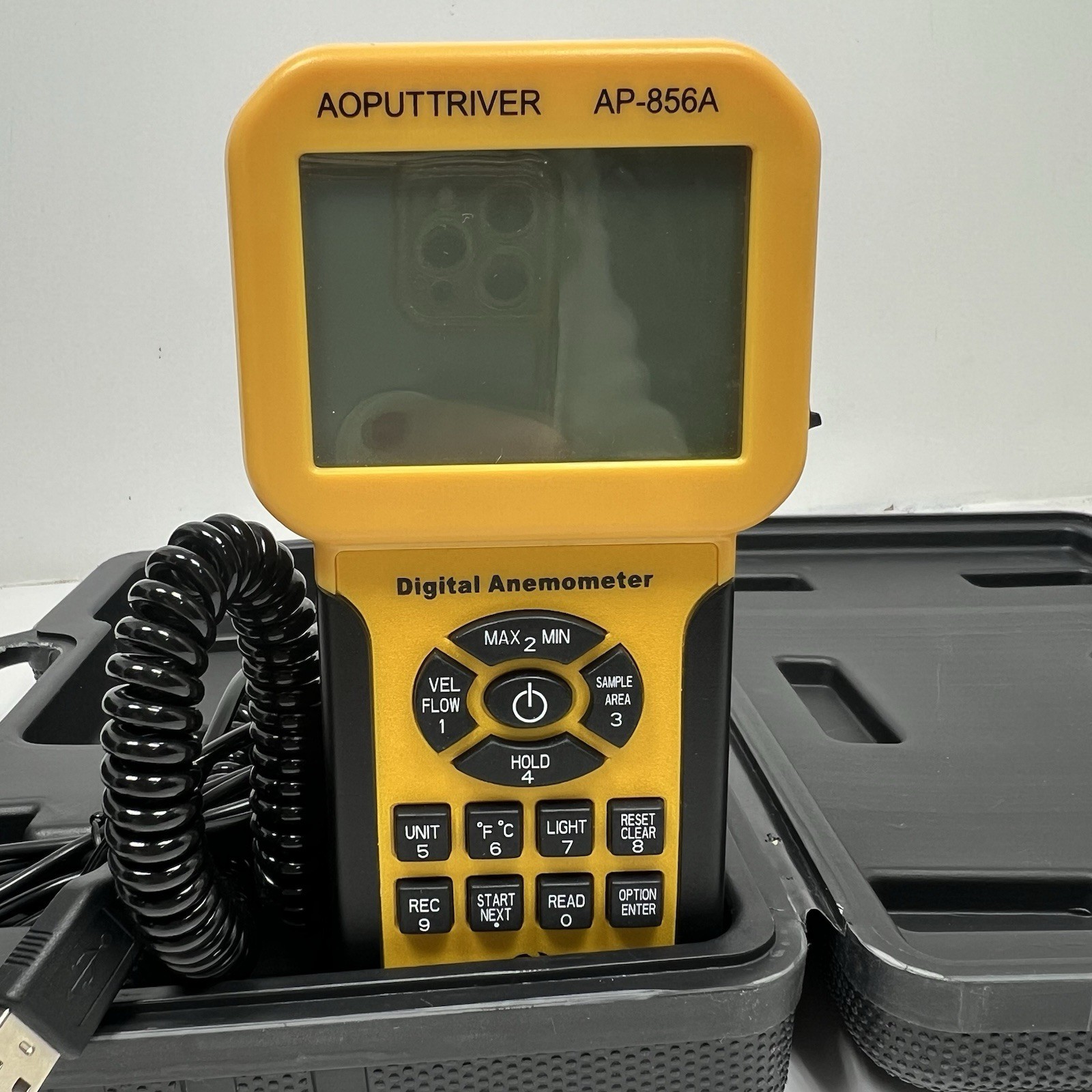 AOPUTTRIVER Handheld Digital Anemometer AP-856A