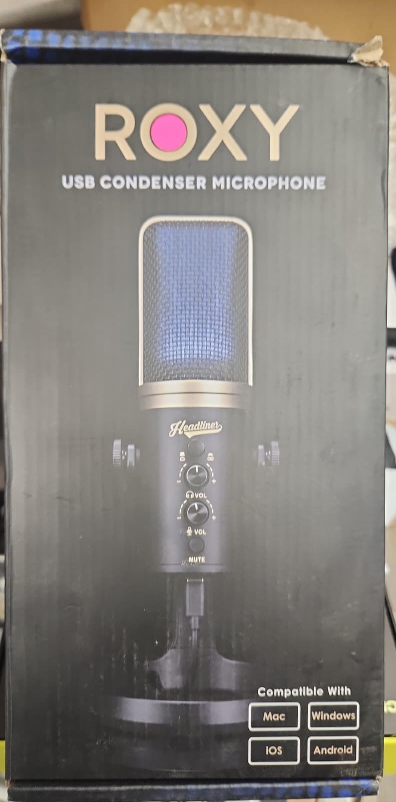 Headliner HL90510 Roxy Stereo USB Condenser Microphone Open box