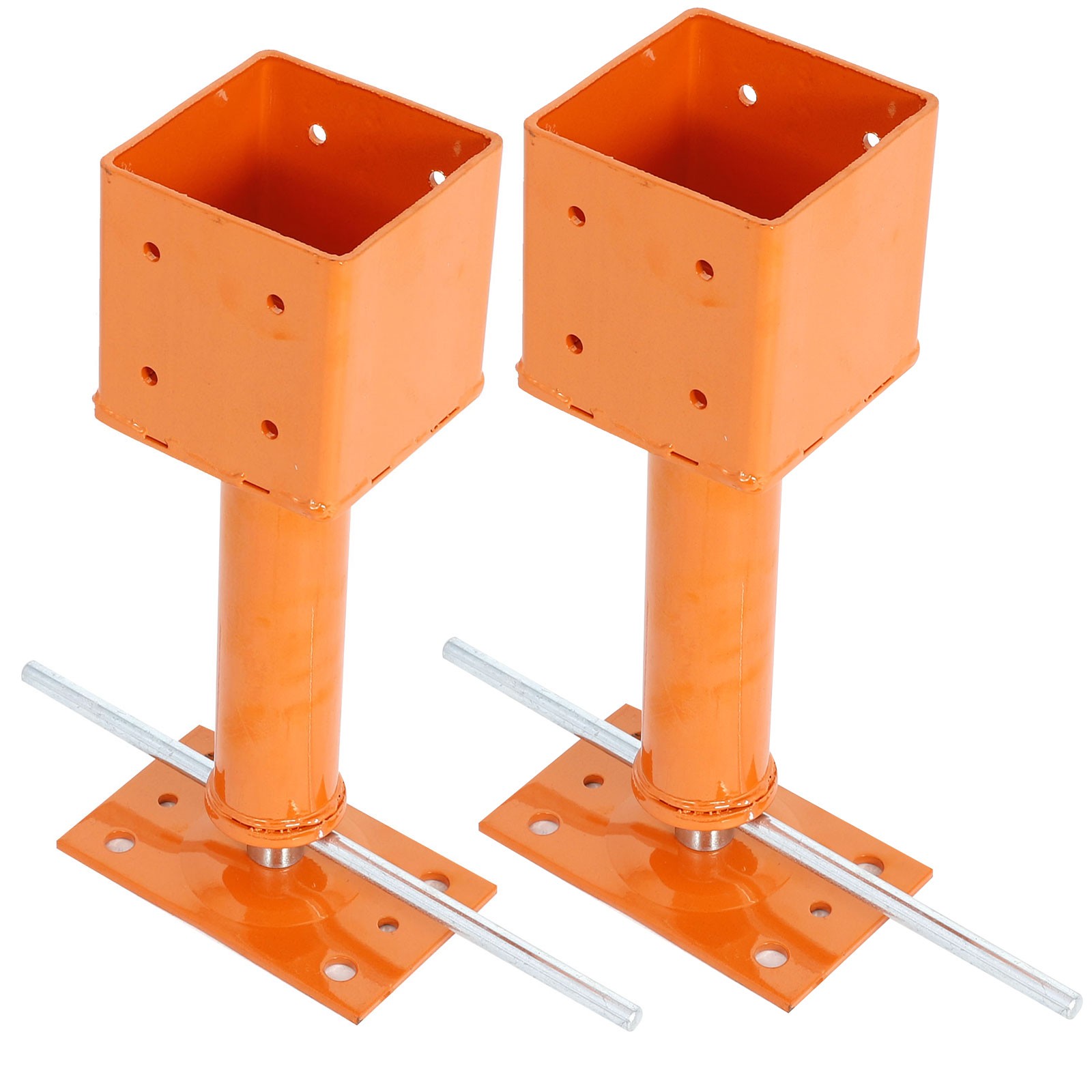 2Pcs Adjustable Shore Lift Stand Floor Roof Beam 4x4" House Leveling Jack Post