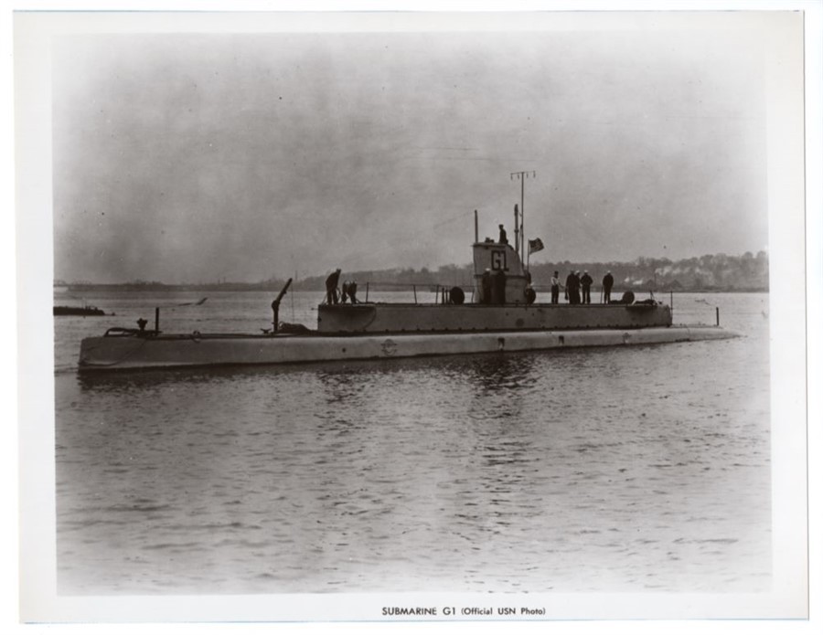 1912-1921 Submarine G-1 SS-19 1/2 USS Seal in 1960s Produced News Photo