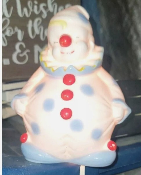 Vnt Mini Clown Table Night Light Collectible