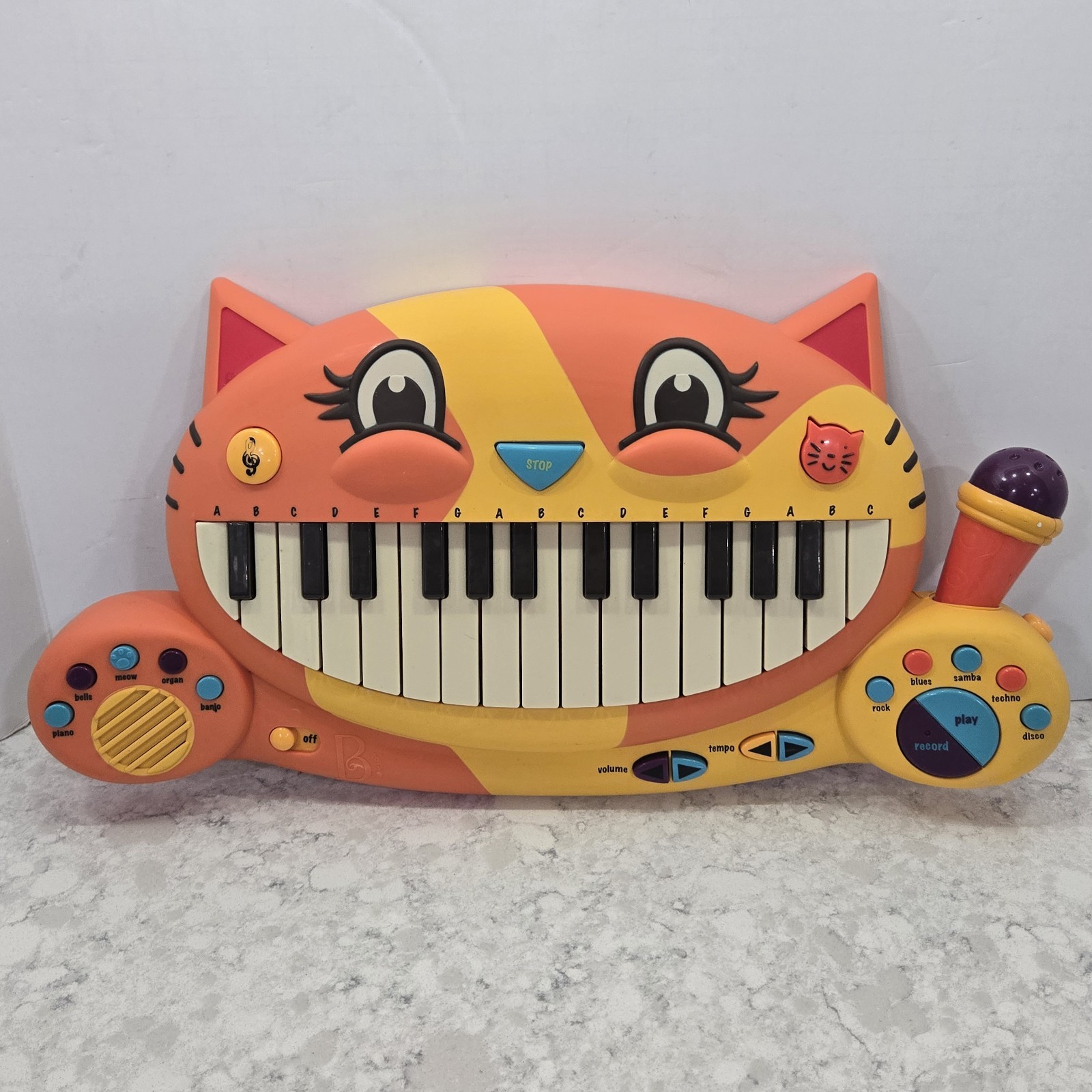 B. Toys Meowsic Cat Keyboard Piano w/ Microphone Interactive Musical Toy WORKS