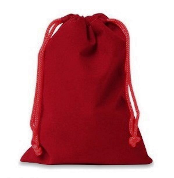 New 7 Piece Translucent Clear Red Nebula Polyhedral Dice Set – Red Dice Bag