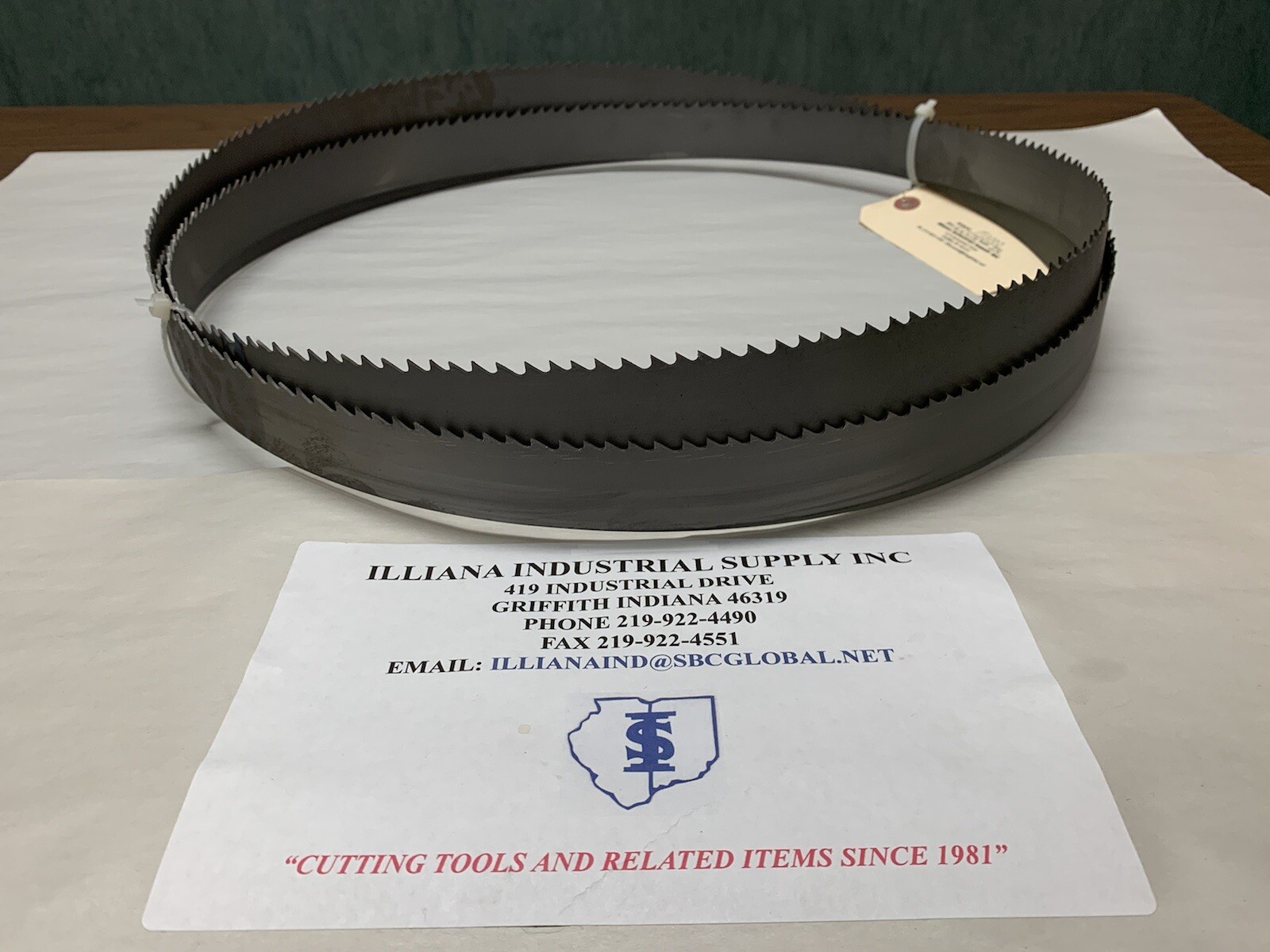 115 1/2" (9'7-1/2") x 3/4" x .035 BI METAL M42 BANDSAW BLADE ~ ITEM 5054