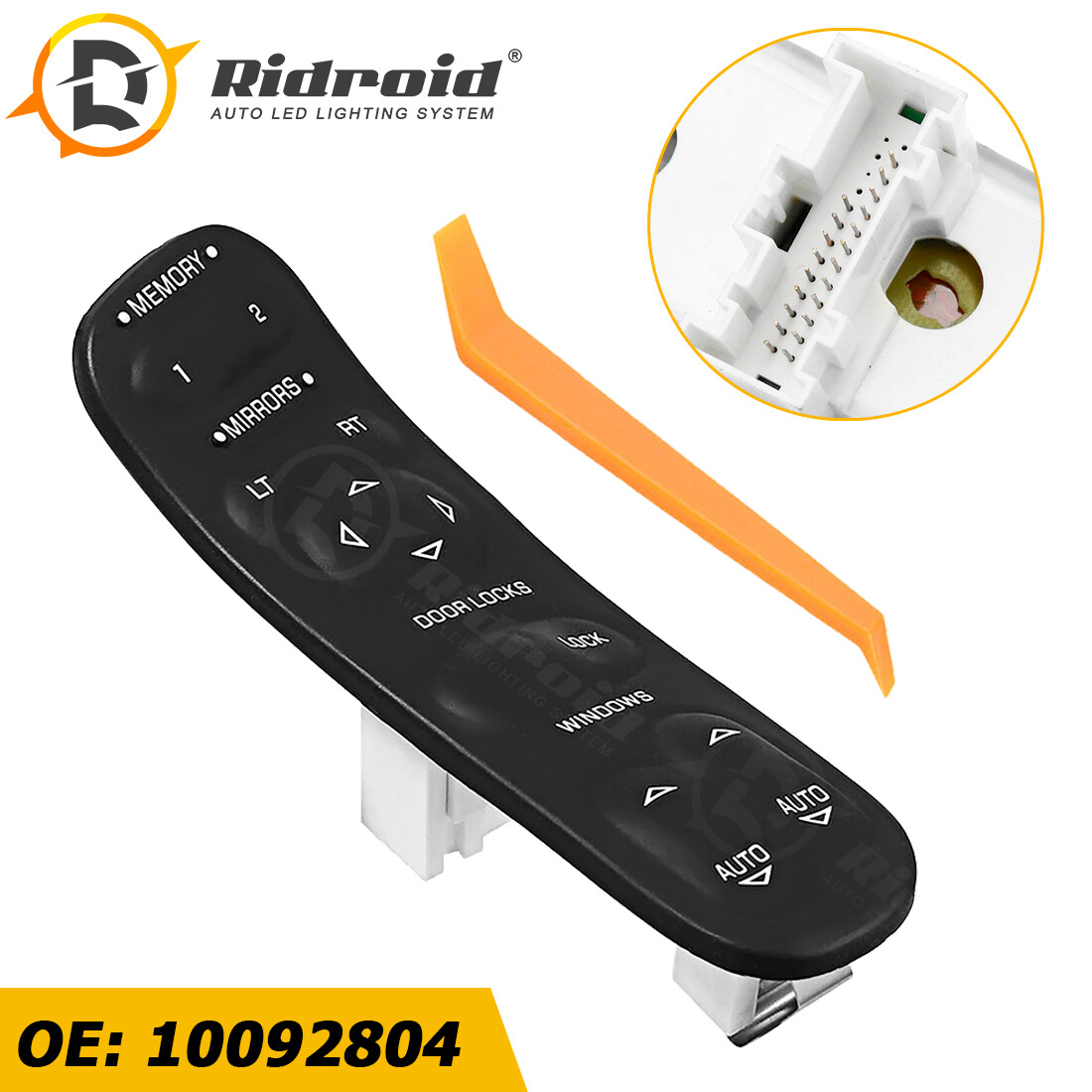 19209381 Driver Side Master Power Window Switch for Chevrolet C5 Corvette 97-04