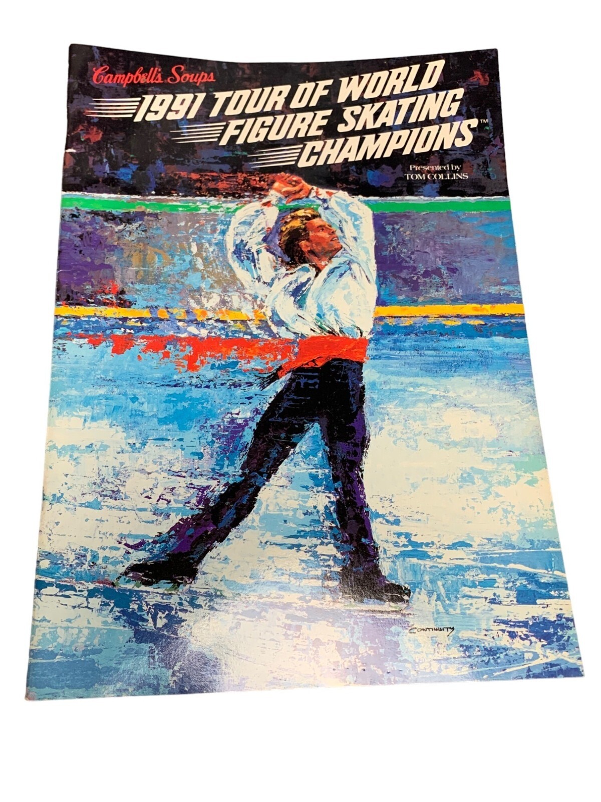 1991 Campbells Soups Tour of World Figure Skating Champions Souvenir Program
