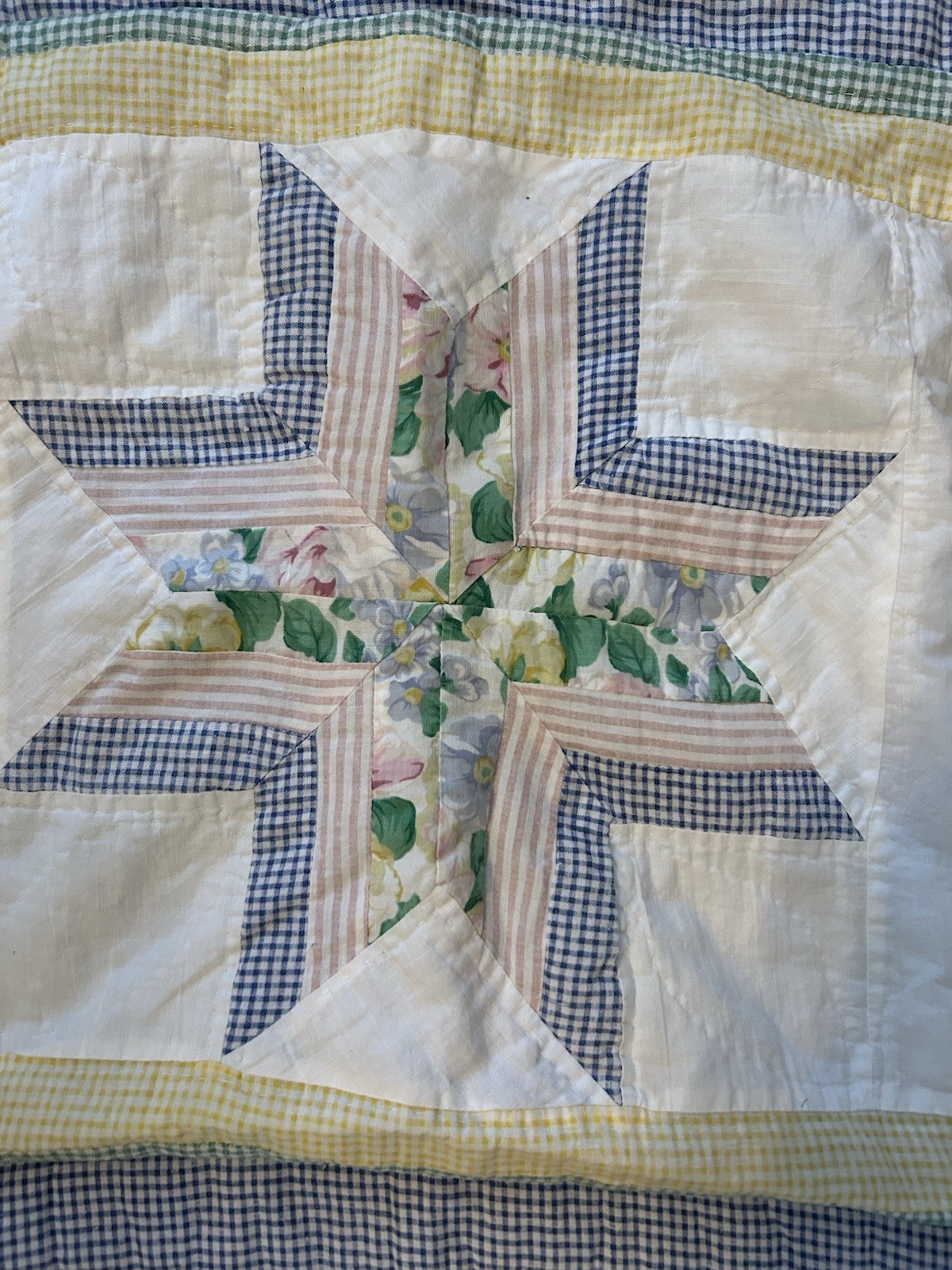 Vintage Quilted Pillow Shams