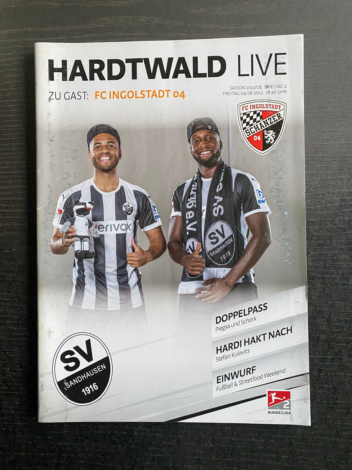 2Nd BL 2017/2018 SV Sandhausen - FC Ingolstadt 04, 04.08.2017 - Team Photo