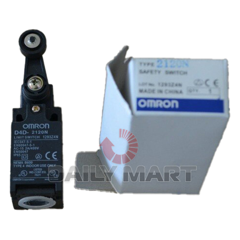 New In Box OMRON D4D-2120N Limit Switch