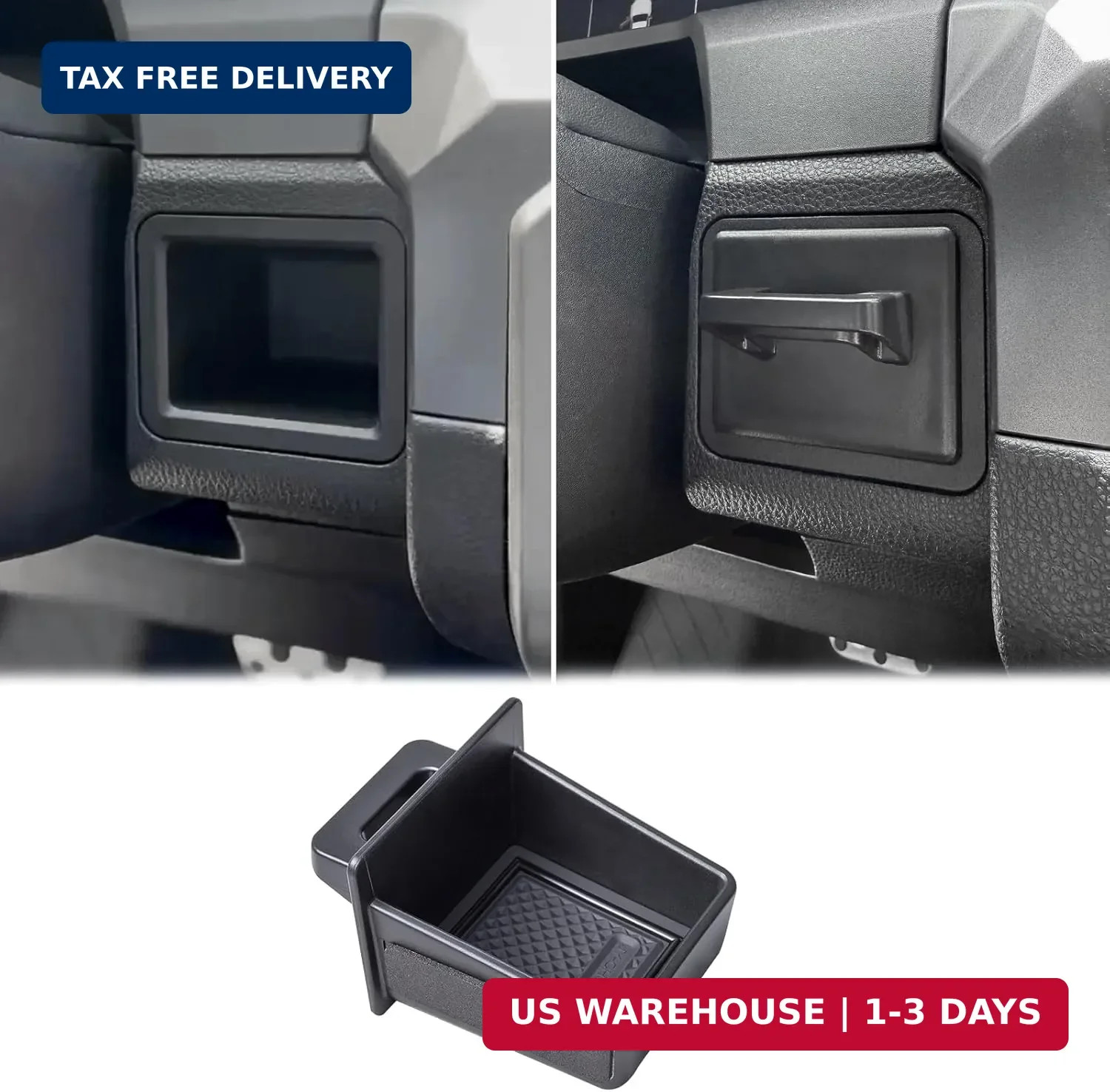 JKCOVER Storage Drawer Tray Compatible with Toyota Tacoma 2024 2025 2026 and 202