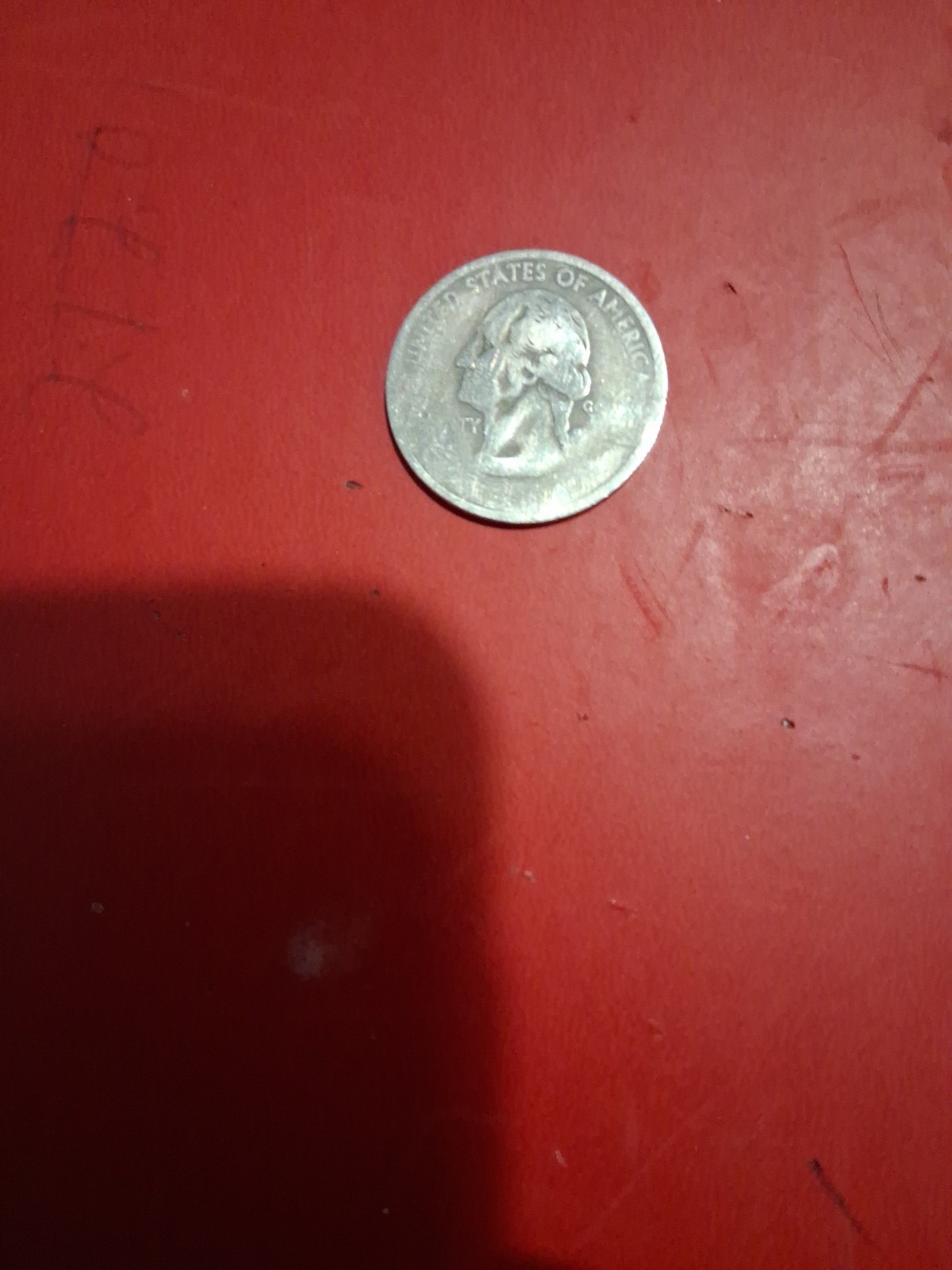 Mississippi Quarter Mint Error-smooth EDGE& AND IMPROPER ANNEALING.