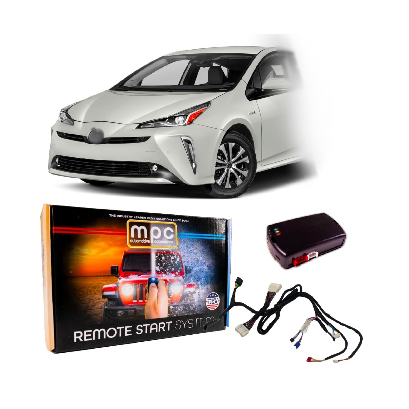 MPC Factory Remote Activated Remote Start Compatible with 2016-2022 Toyota Prius