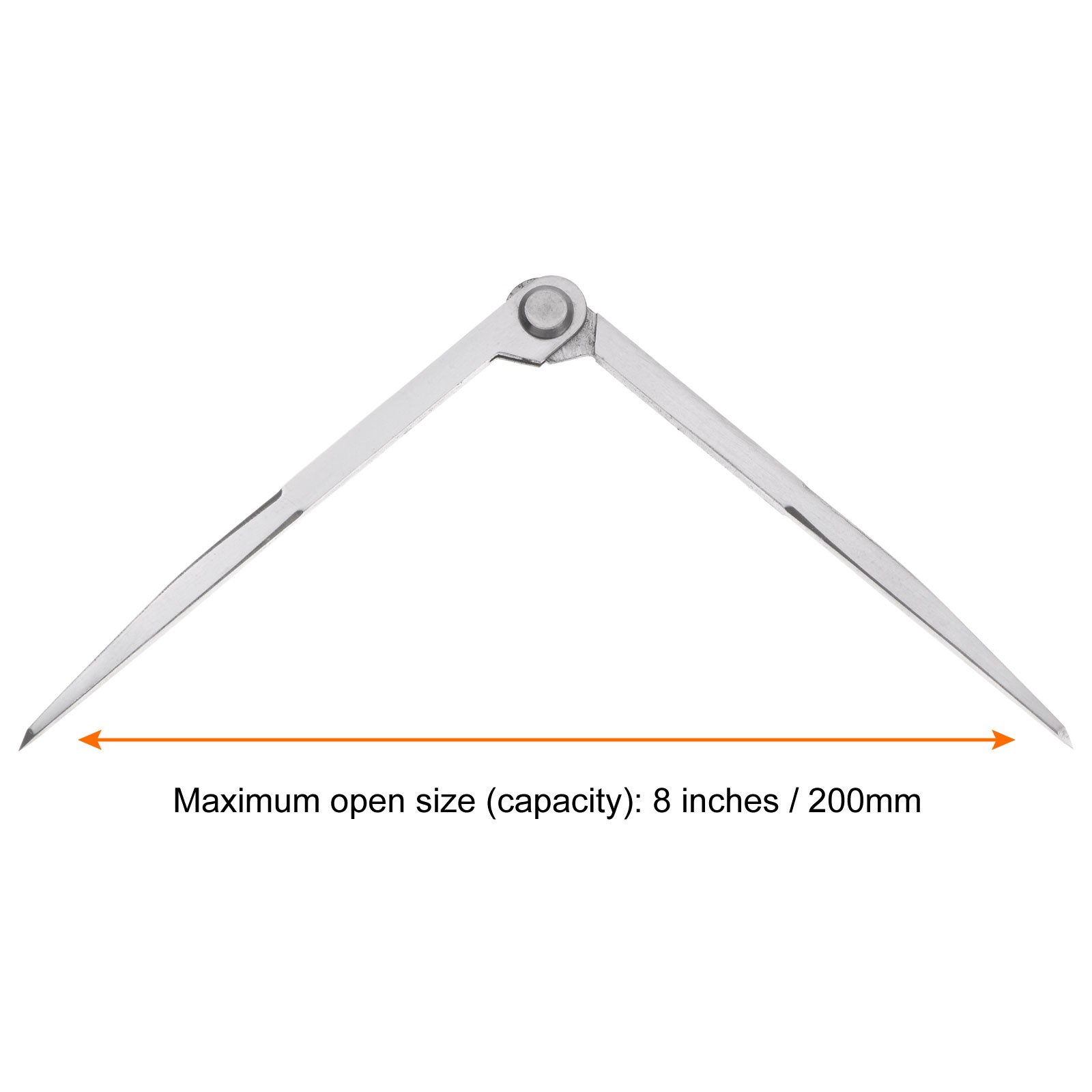 Navigation Divider 8 Inch 200mm Adjustable Straight Pattern Divider Compass