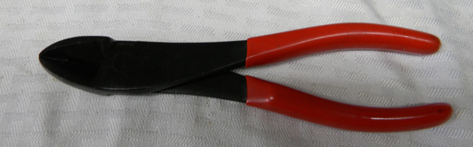 SNAP-ON 7-3/4" LONG RED VINYL GRIPS HIGH LEVERAGE DIAGONAL CUTTERS #388CP