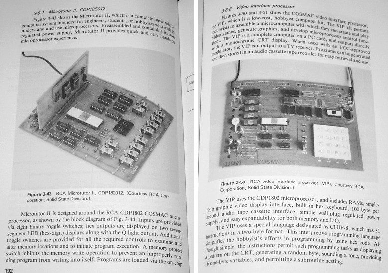 1979 RCA 1802 COSMAC VIP Microtutor Intel 8048 MC6800 Z80 Computer Handbook