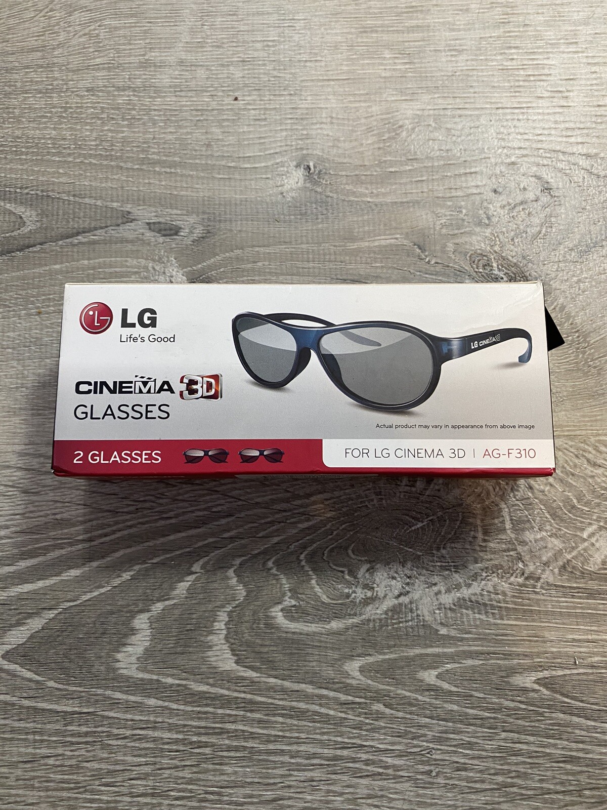 LG AG-F310 3D Glasses 2 Pack (Compatible with all LG Cinema View 3D HDTVs)🔥