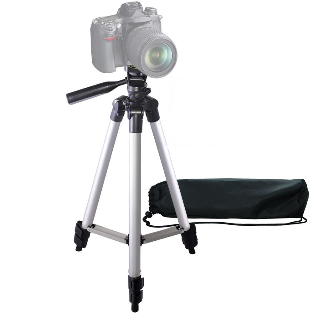 50" Inch Tripod For Camera/Camcorders Canon Sony Nikon DSLR Cameras w Carry Bag