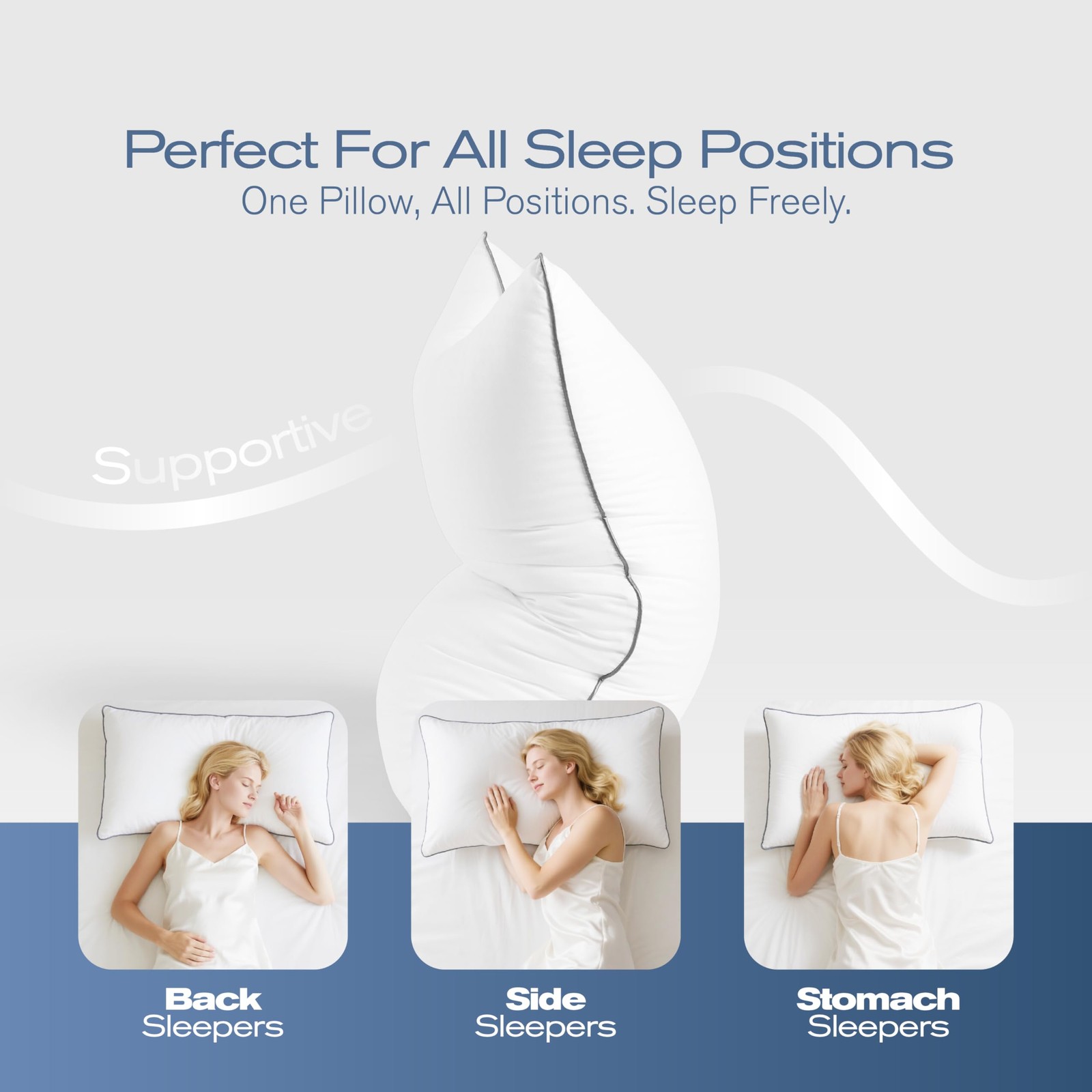 Pillows Standard Size Set of 4, Ultra Thick Down Alternative Bed Pillows,Cool...