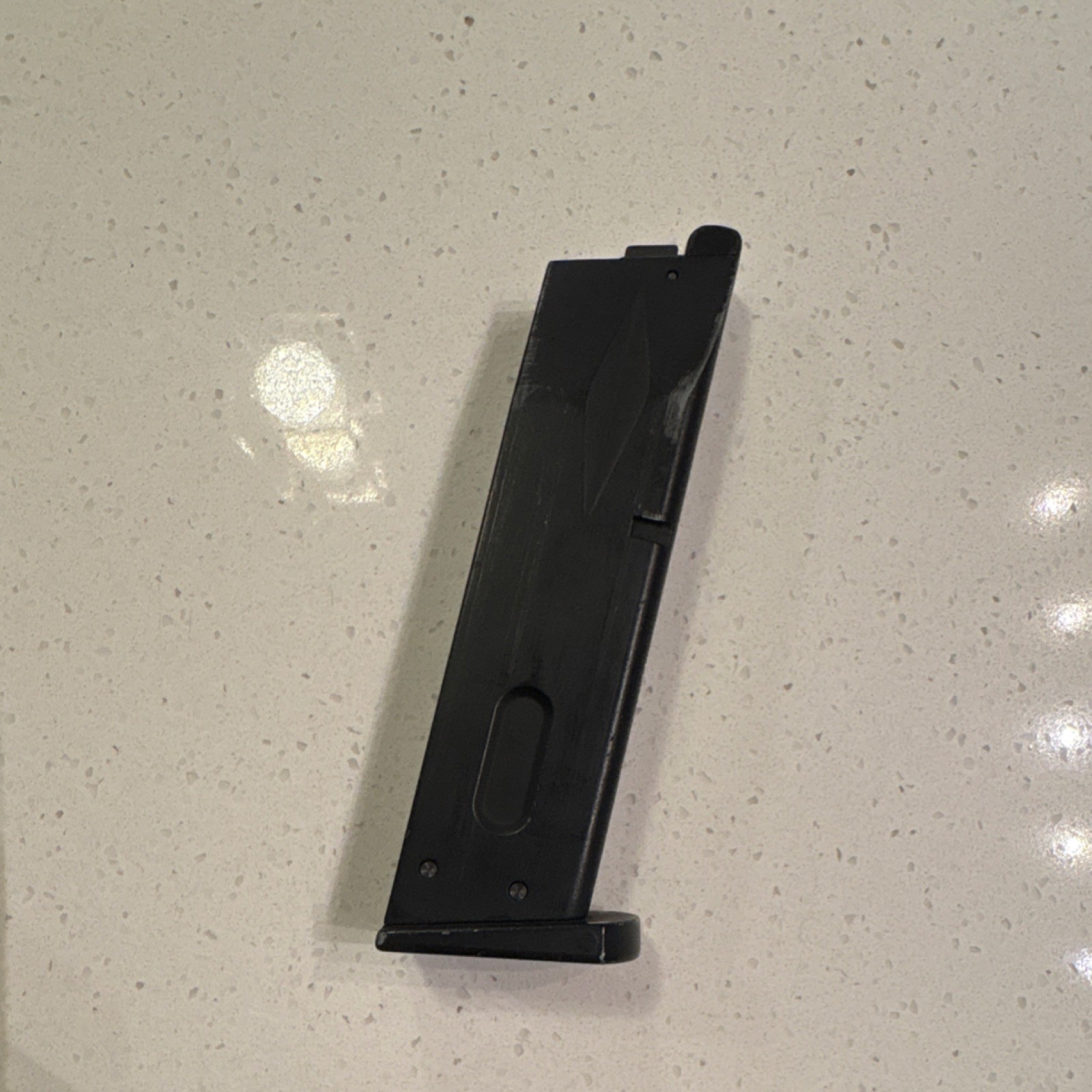 WE Black Gas Powered Magazine for Airsoft Gas Pistol Model, Magazine Type