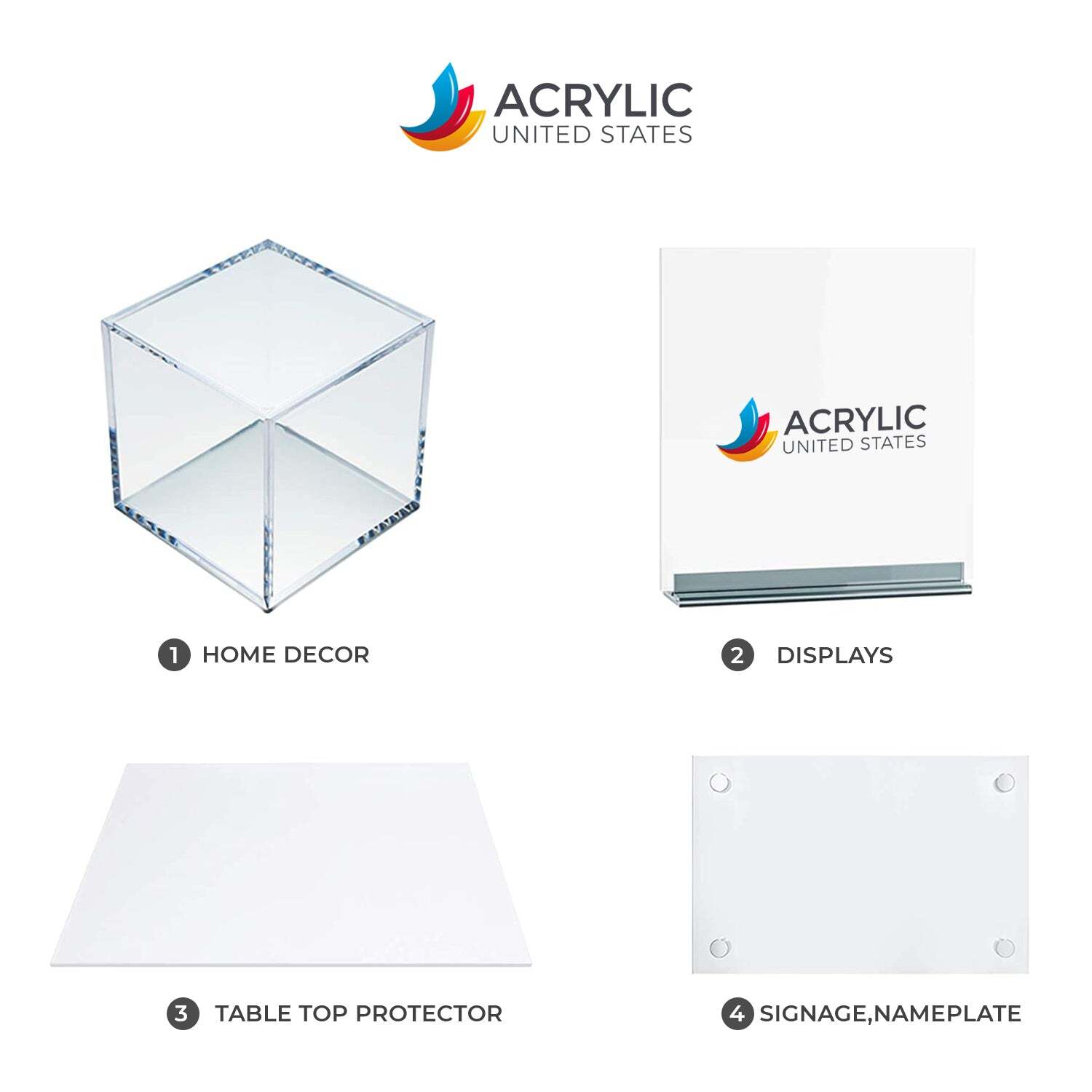 Acrylic Sheet 1/16-1/8"-1/4" Mirror #1248