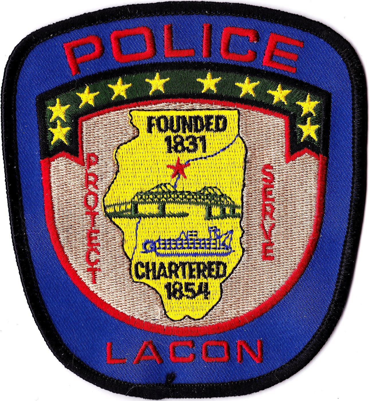 Lacon Police Patch Illinois IL