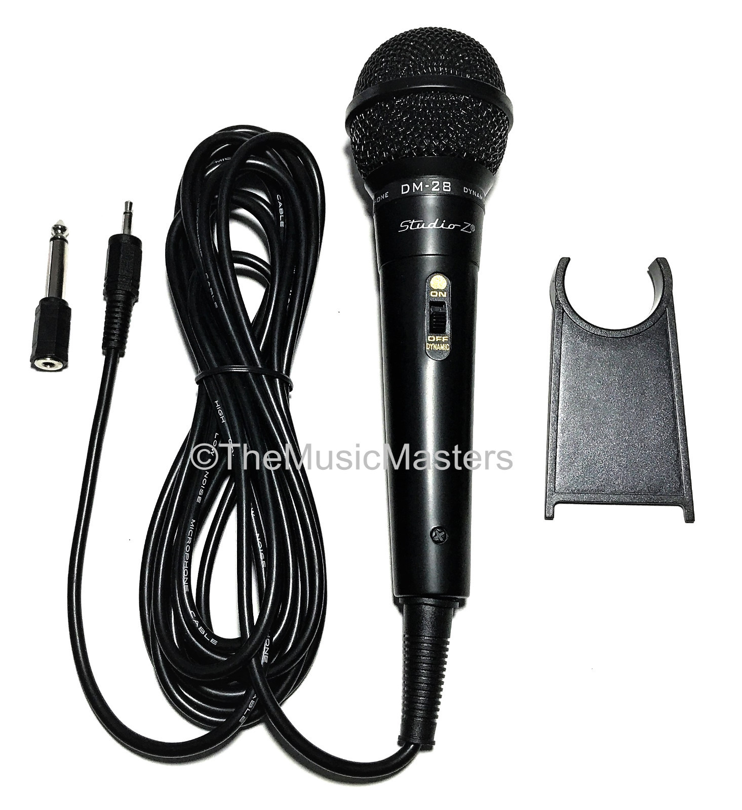 (4) DJ Karaoke PA Computer Podcast Mic MICROPHONE Extra Plug Adapter Table Stand