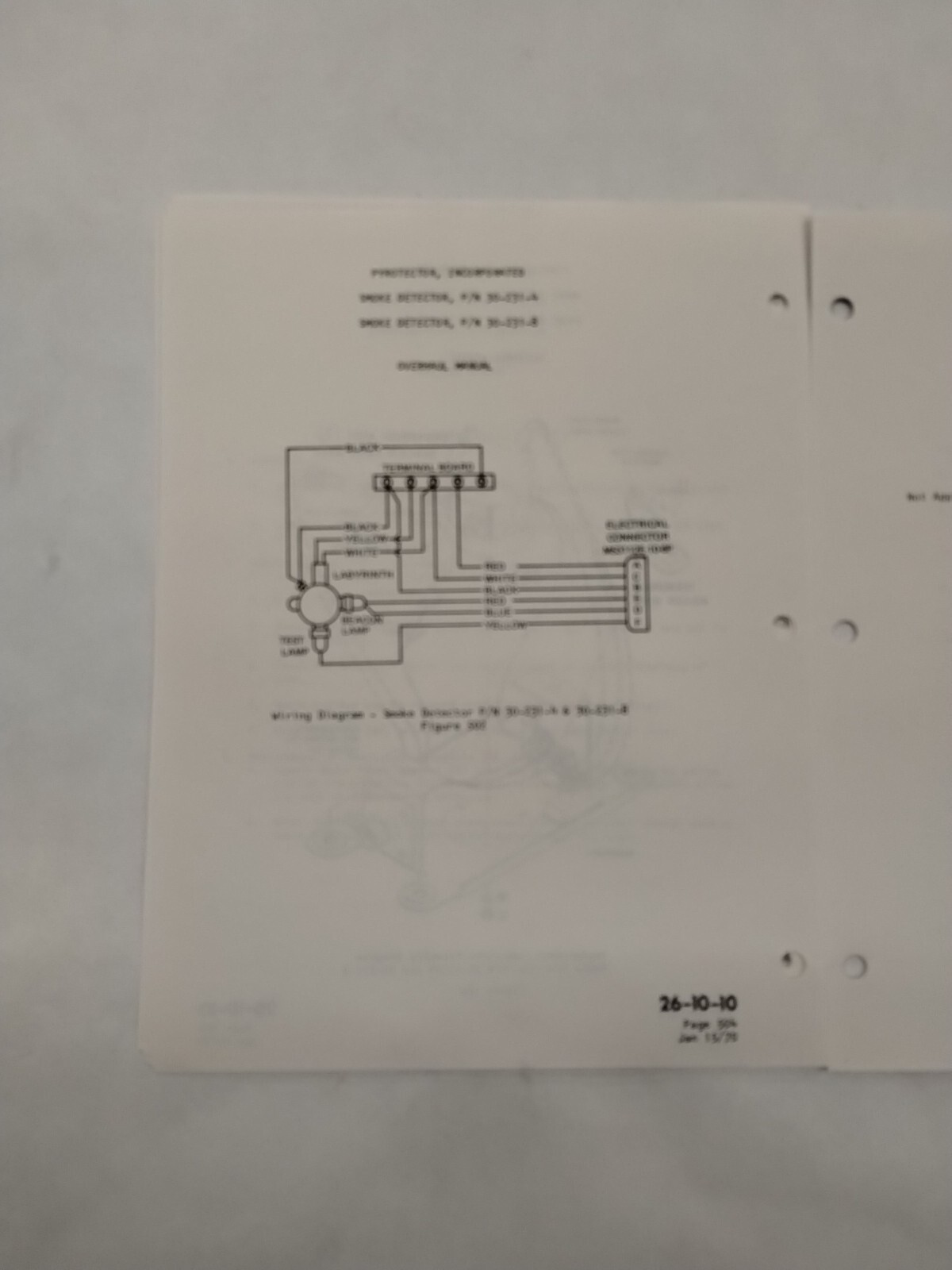 Pyrotector Incorporated Smoke Detector Overhaul Manual-Original