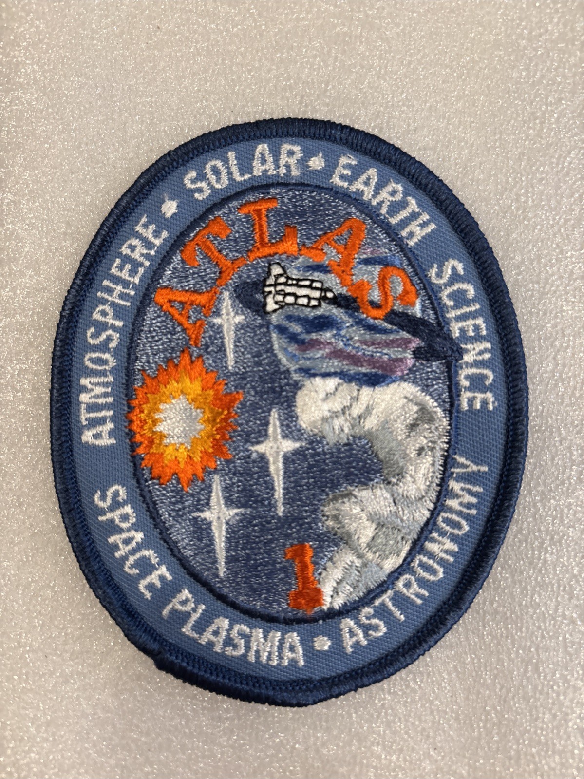 NASA ATLAS-1 mission patch