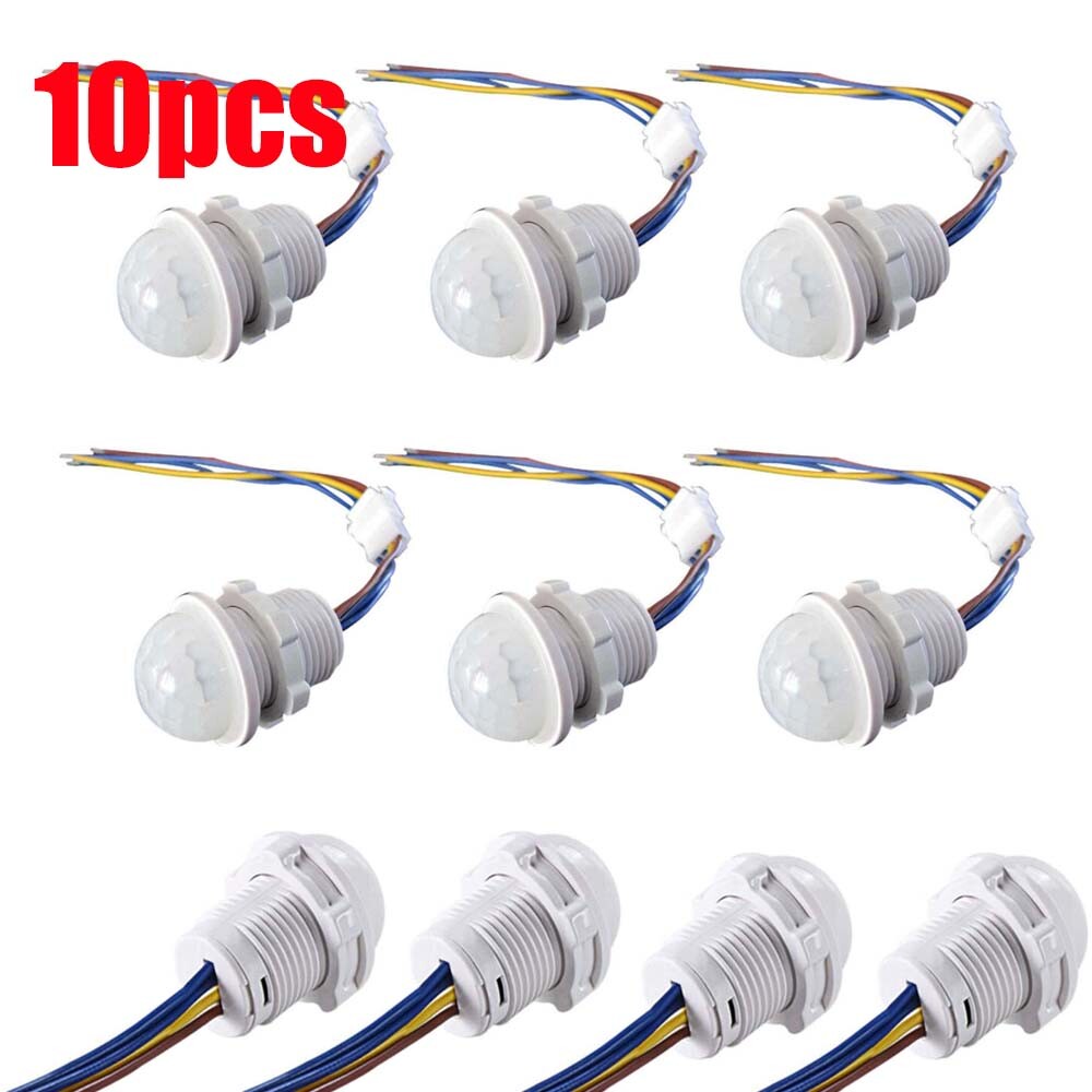 110V PIR Infrared Motion Sensor Detector Smart Switch Light Lamp Switch Auto 10x
