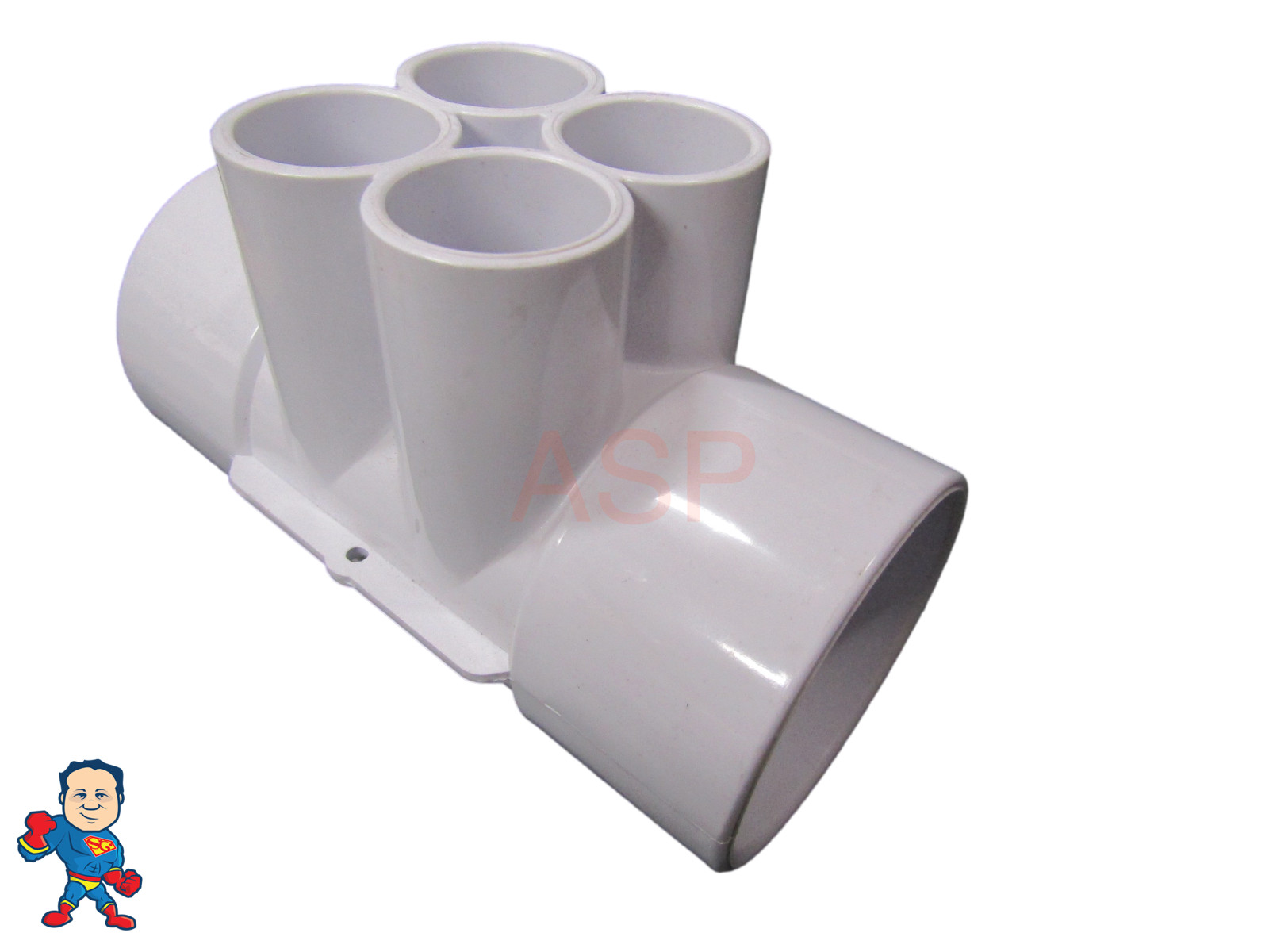 Manifold Water Hot Tub Spa Part 2" Slip X 2" Slip x (4) 3/4" Slip Ports