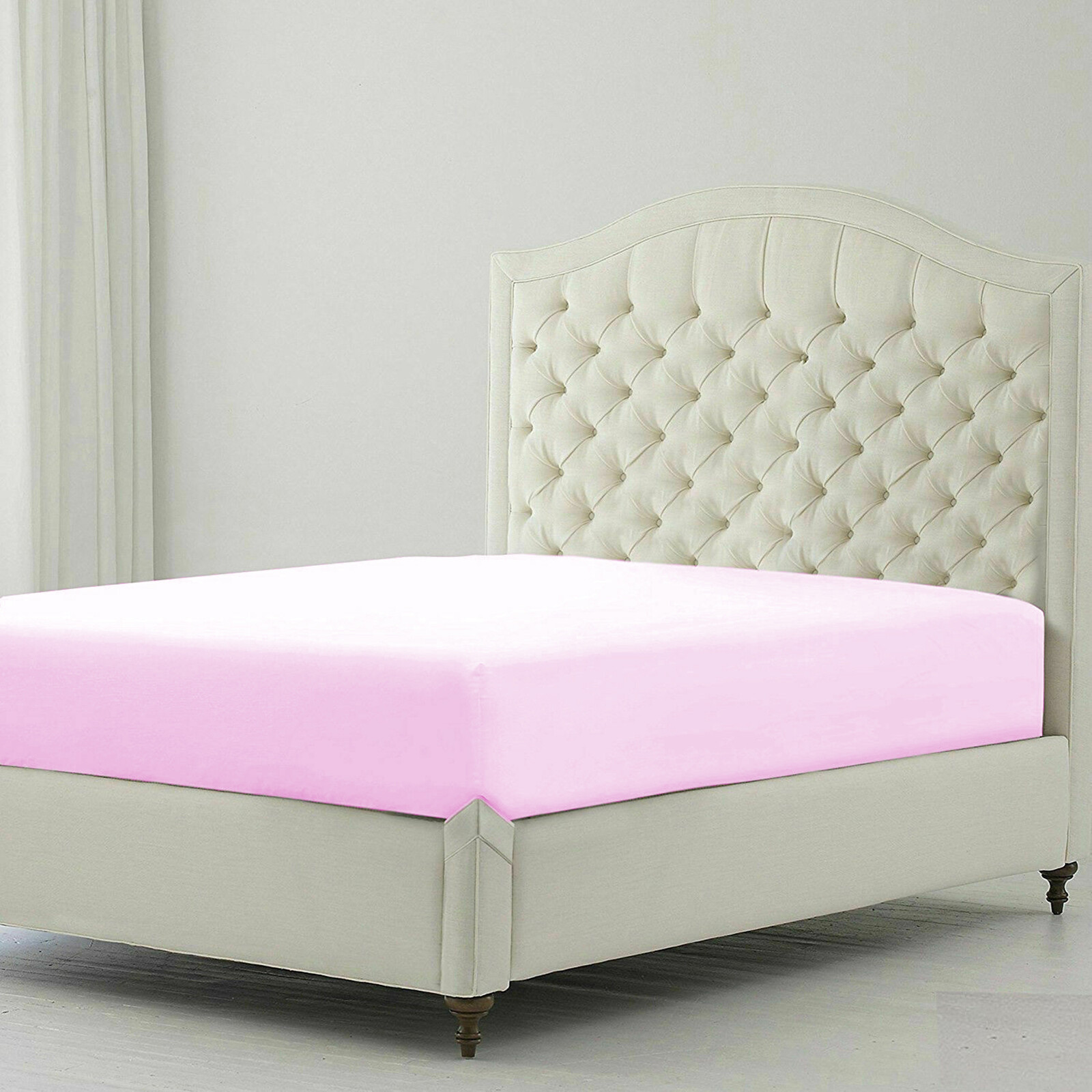 Bedding Collection 1000 TC OR 1200 TC 100% Cotton Pink Solid All Item