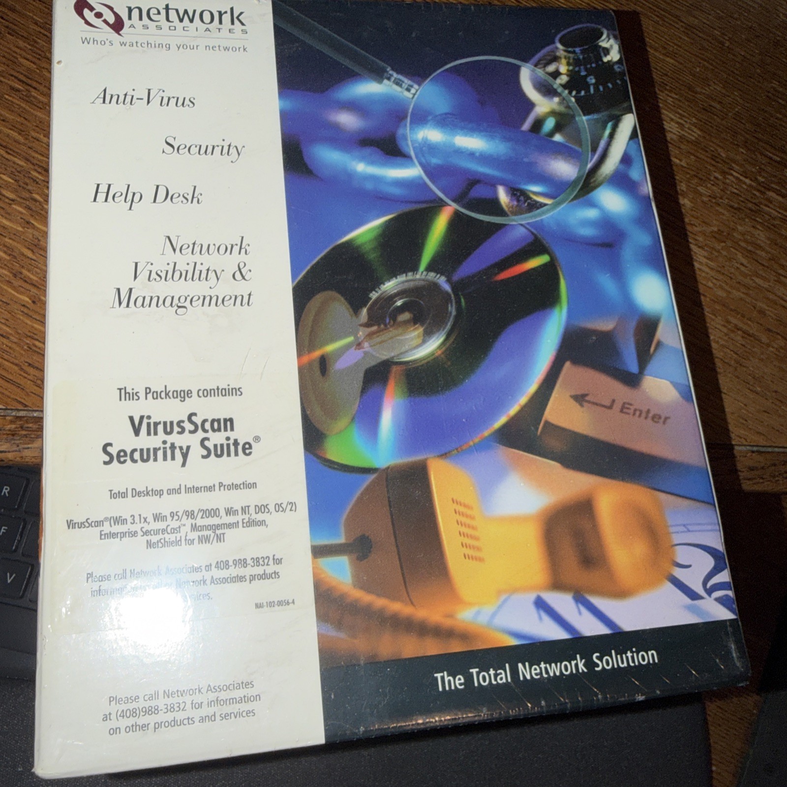 Network Associates VirusScan Security Suite (retro, 1999)
