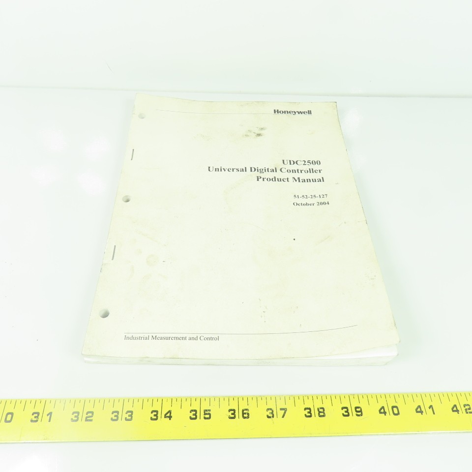 Honeywell UDC2500 Universal Digital Controller Product Manual