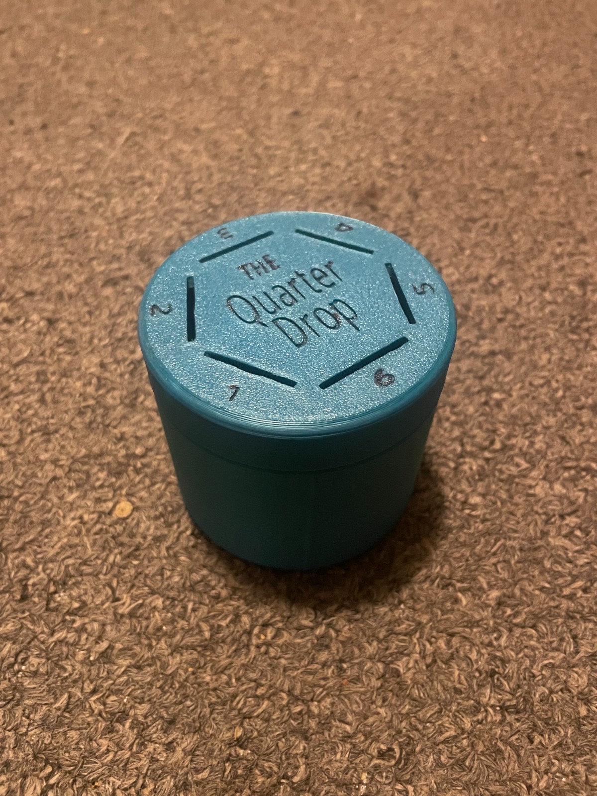 3D Printed Quarter Drop Game