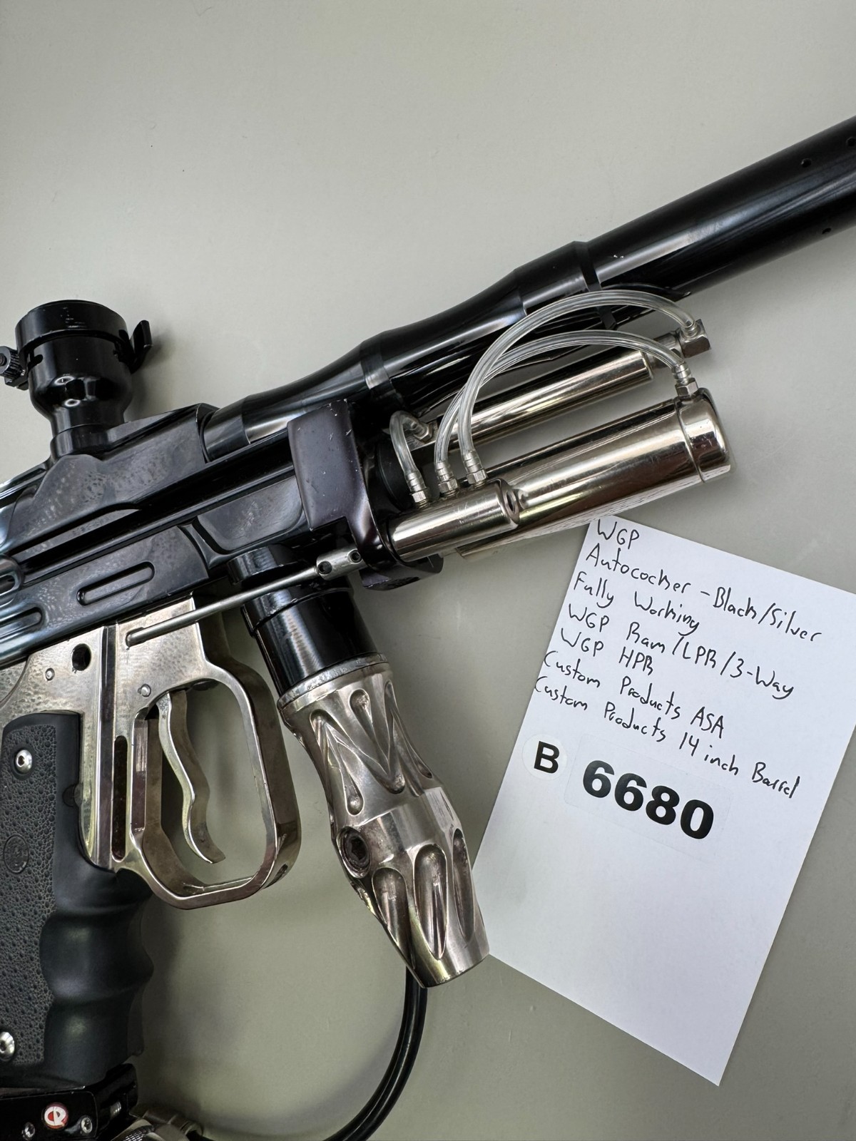 WGP Autococker - Black/Silver - Paintball Marker Fully Working